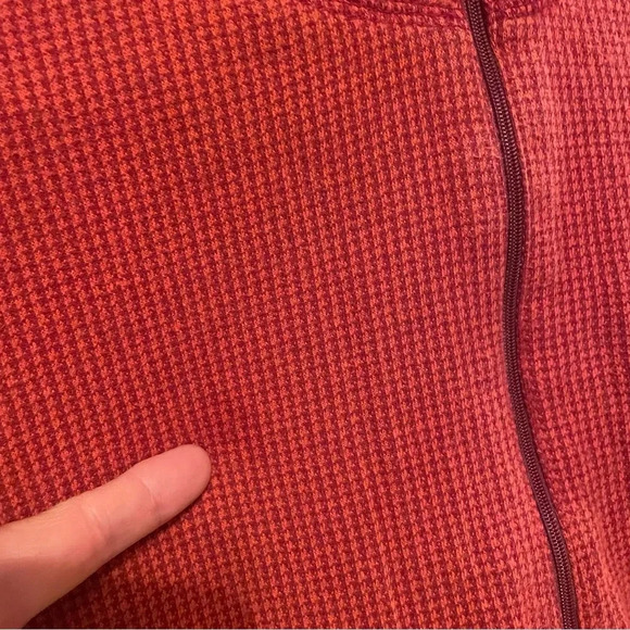 Woolrich mens 4 zip top shades of orange size XL - Picture 5 of 8